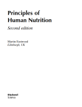 Principles of human nutrition