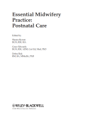 Essential midwifery practice : postnatal care